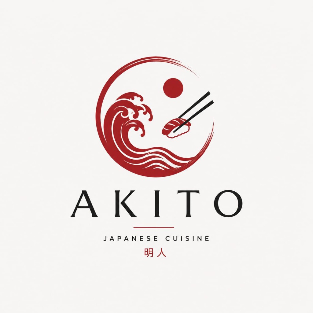 AKITO Sushi&Ramen Logo
